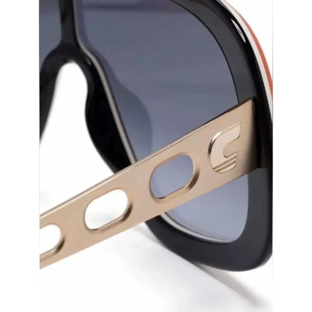 New Carrera Flaglab 17 C3E9O Oversized Shield Sunglasses in Orange, Authentic